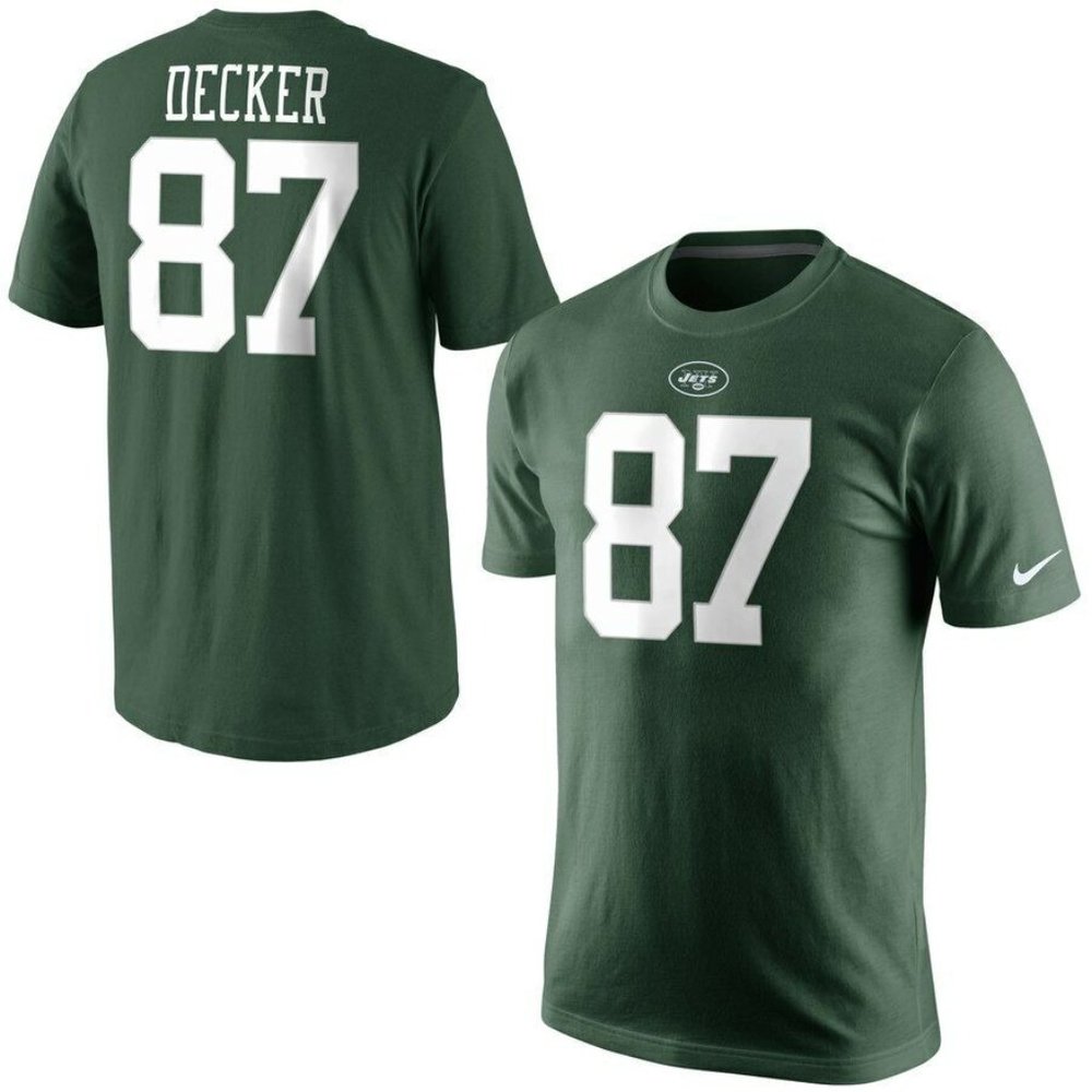 Nike Green and White Short Sleeve Tee